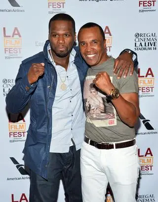 50 Cent i bokser Sugar Ray Leonard 