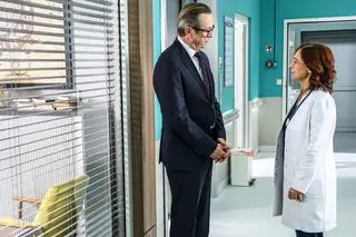 Jacek Strecker (Piotr Cyrwus) i Zyta Orłowicz (Jolanta Fraszyńska)