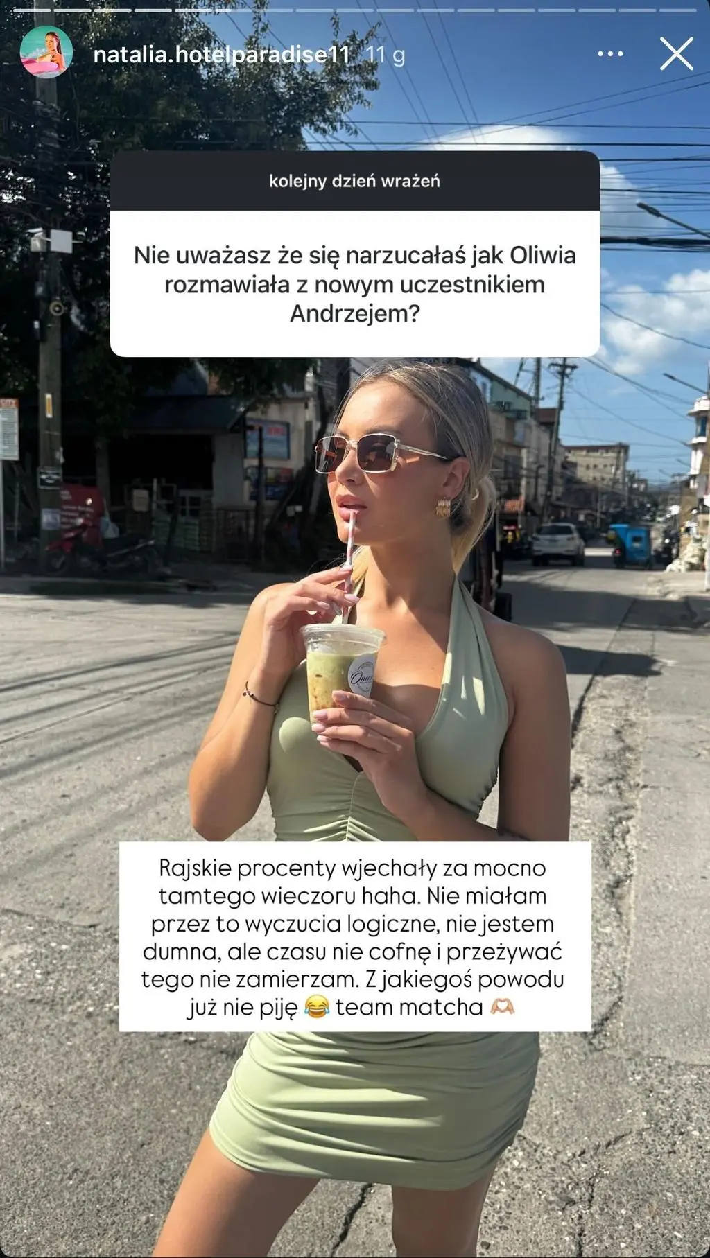 Natalia o zachowaniu w "Hotelu Paradise"