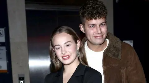 Wiktoria Gąsiewska z bratem, Mateuszem