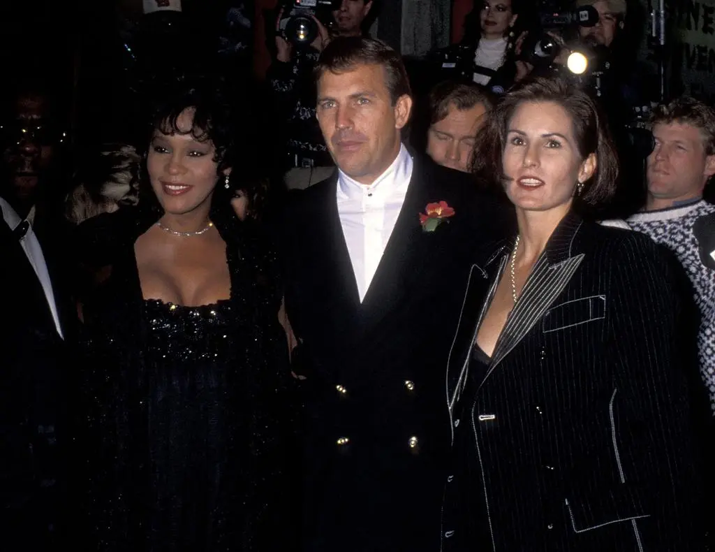 Kevin Costner, Cindy Costner i Whitney Houston