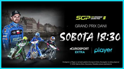 Speedway Grand Prix Danii w sobotę tylko w Eurosporcie Extra w Playerze
