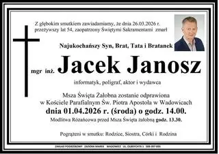 Nekrolog Jacka Janosza