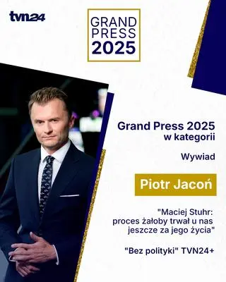 Sukces TVN Warner Bros. Discovery na gali Grand Press 2025