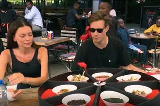 "Afryka Express". Edyta Zając miała problem ze zjedzeniem dania