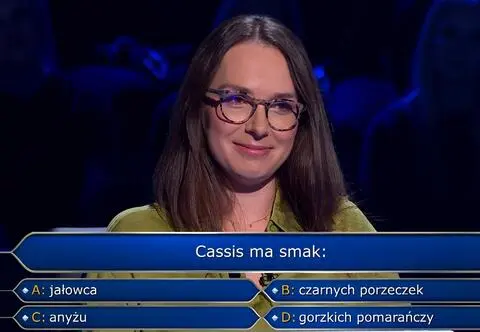 "Milionerzy", odc. 780. Jaki smak ma cassis? Odpowiedź była warta 20 tysięcy złotych