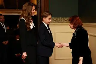 Księżna Kate i książę George podczas Festiwalu Pamięci