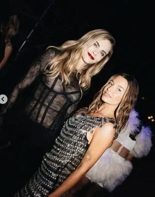 Julia Wieniawa i Cara Delevingne