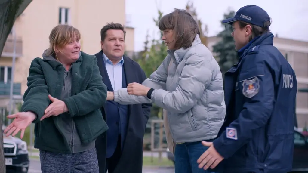 "Na Wspólnej" odc. 4144. Brygida, Jolanta, Remek, Michał - awantura na ulicy