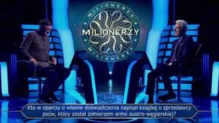 Milionerzy: Zbyszek musiał poprosić publiczność o pomoc przy pytaniu za 2 tysiące