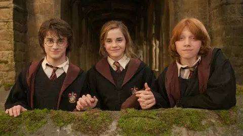 Daniel Radcliffe, Emma Watson i Rupert Grint w filmie "Harry Potter"