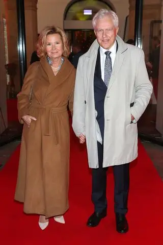 Barbara Bursztynowicz z mężem