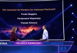 Kategoria: "Władca pierścieni". Odpowiesz na pytania z "The Floor"?