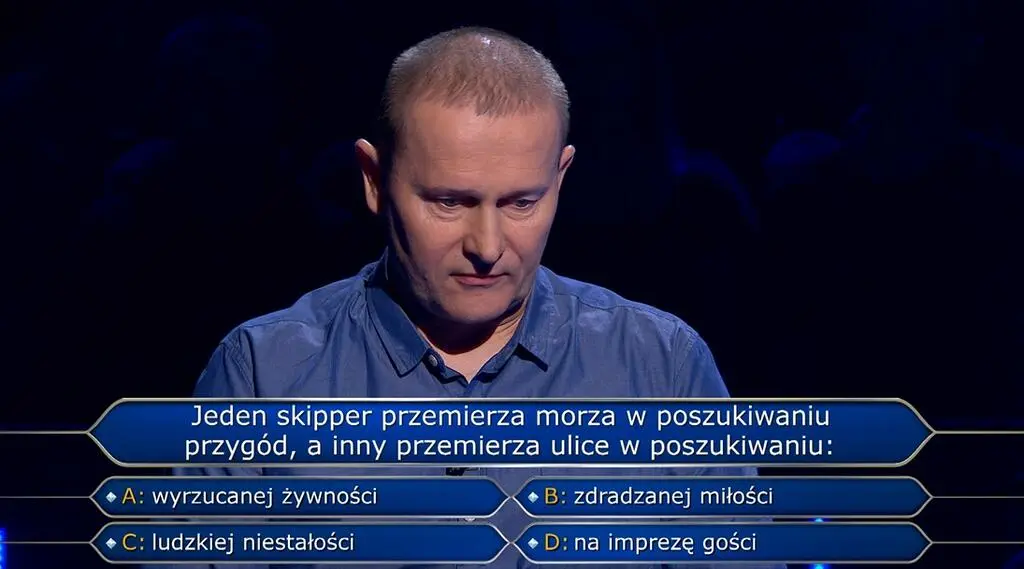 "Milionerzy", odc. 781. Kim jest skipper? Pytanie za 125 tysięcy złotych