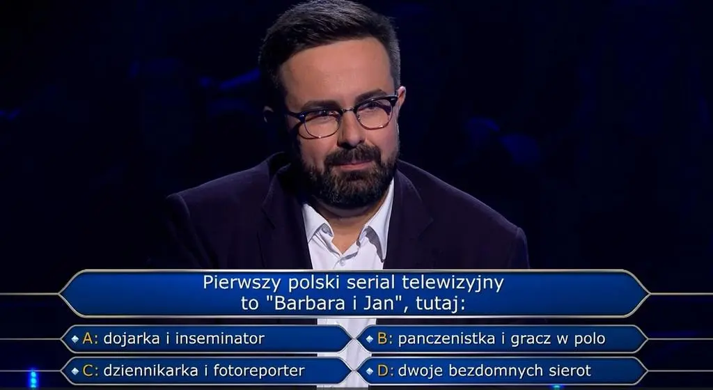 "Milionerzy", odcinek 770. Pytanie o pierwszy polski serial za 125 tysięcy złotych
