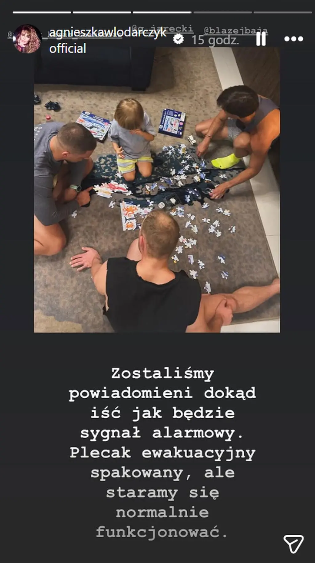 Agnieszka Włodarczyk przygotowała plecak na ewakuację z Dubaju