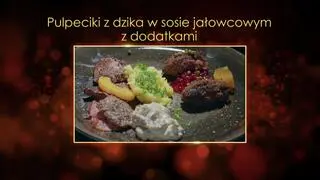 "Ugotowani 14" - Pulpeciki z dzika w sosie jałowcowym z dodatkami