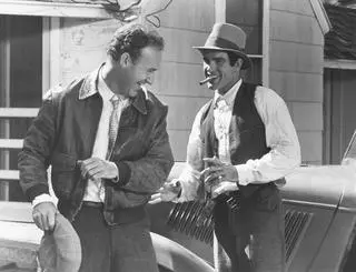 Gene Hackman w filmie "Bonnie i Clyde"