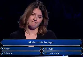 "Milionerzy" odc. 711. Te pytania usłyszała Ewa. W drodze do miliona zatrzymała ją kłoda konia