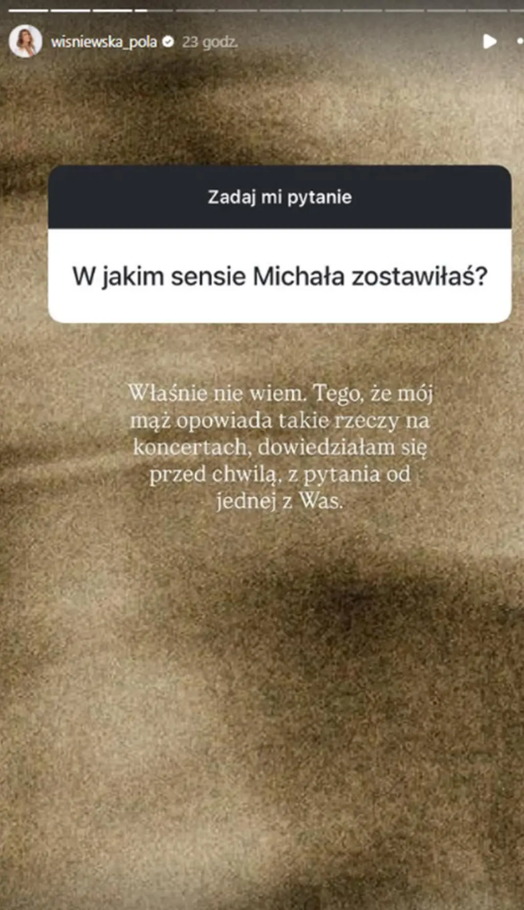 Odpowiedź Poli Wiśniewskiej