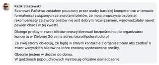 Wpis Kazika Staszewskiego 