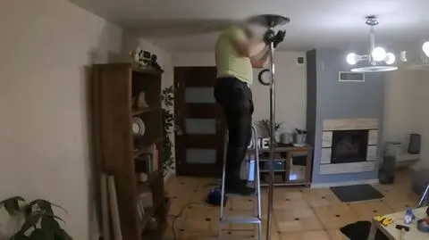 Montaż rury do pole dance.