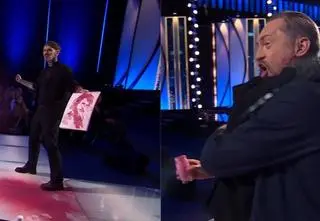 Studio "Mam Talent!" jak po wojnie! Agustin obierał ziemniaka, Prokop sypał barszczem w proszku! Dlaczego? [WIDEO]