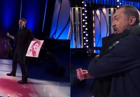 Studio "Mam Talent!" jak po wojnie! Agustin obierał ziemniaka, Prokop sypał barszczem w proszku! Dlaczego? [WIDEO]