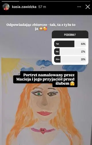 "Ślub od pierwszego wejrzenia 11" - Katarzyna Zawidzka opowiedziała o obrazie namalowanym przez Macieja