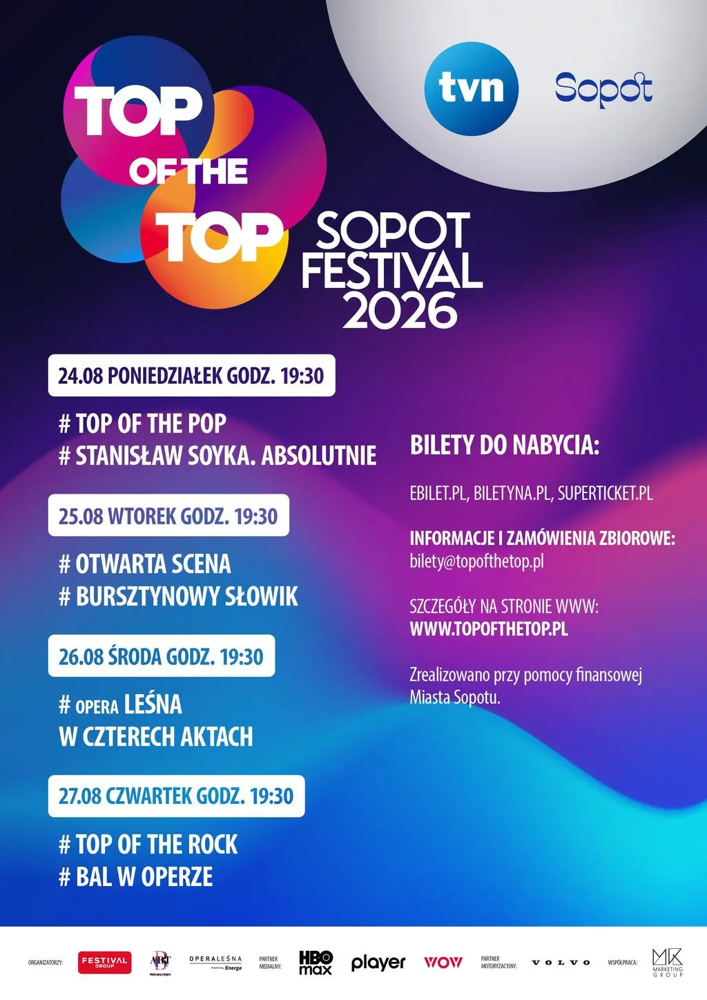 Plejada gwiazd na scenie Top of the Top Sopot Festival 2026! 