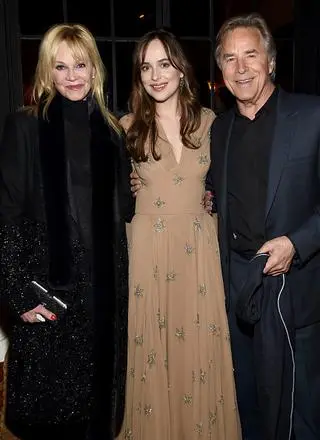 Dakota Johnson, Don Johnson i Melanie Griffith