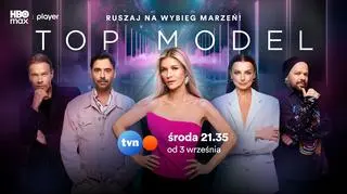 Top Model sezon 14.: Dawid Woliński, Marcin Tyszka, Joanna Krupa, Kasia Sokołowska, Michał Piróg
