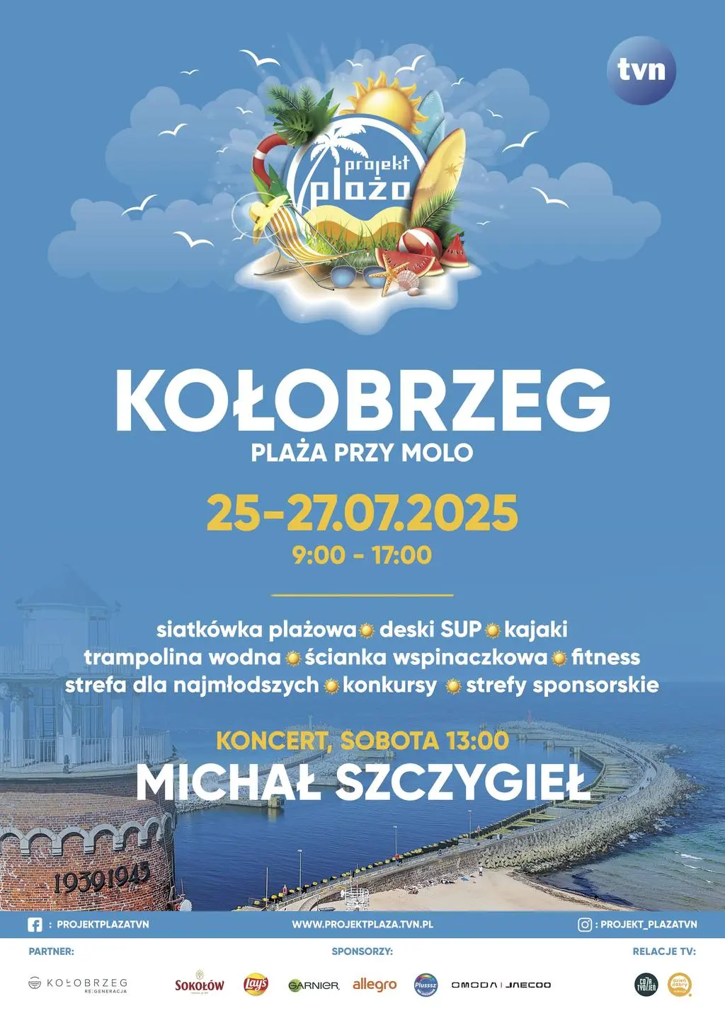 Projekt Plaża 2025 Kołobrzeg