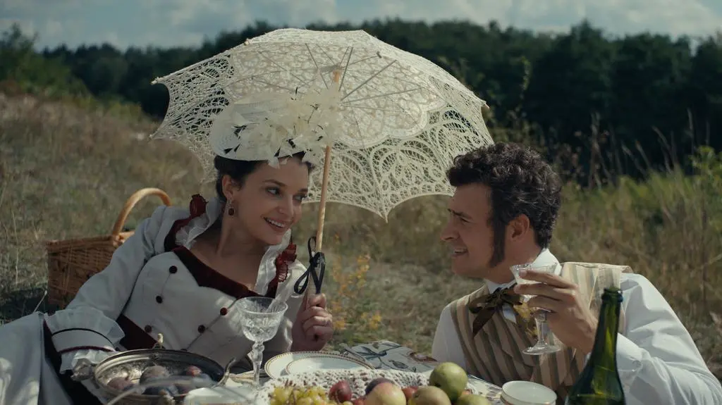Maria Dębska i Mateusz Damięcki