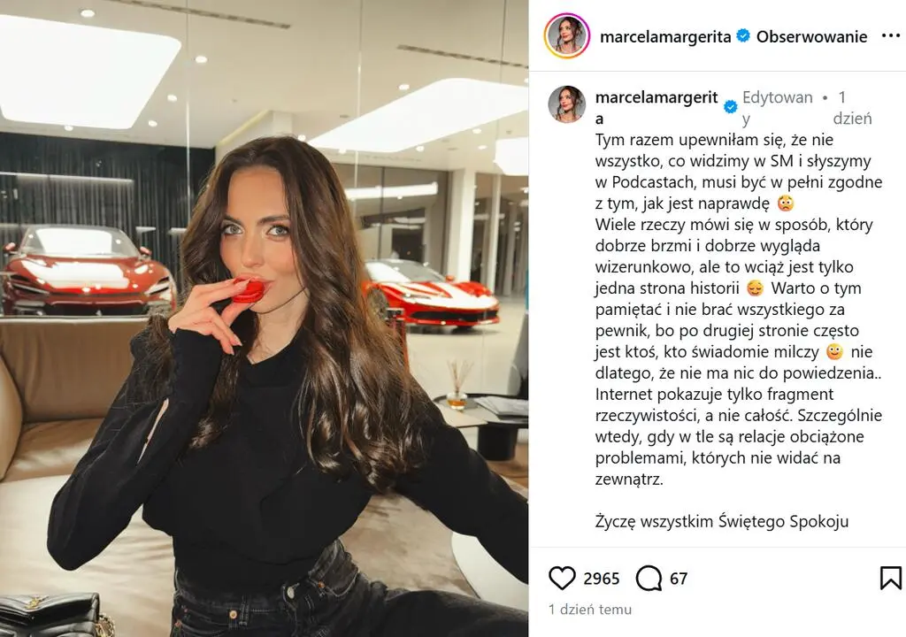 Marcela Leszczak wspomniała o byłym mężu?