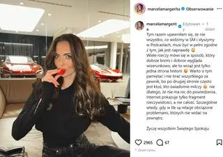 Marcela Leszczak wspomniała o byłym mężu?