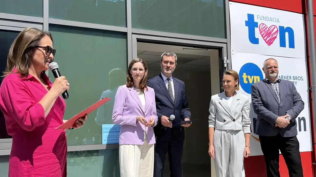 Otwarcie Sensorycznego Ogród Wyciszeń w Uniwersyteckim Szpitalu Dziecięcym w Krakowie
