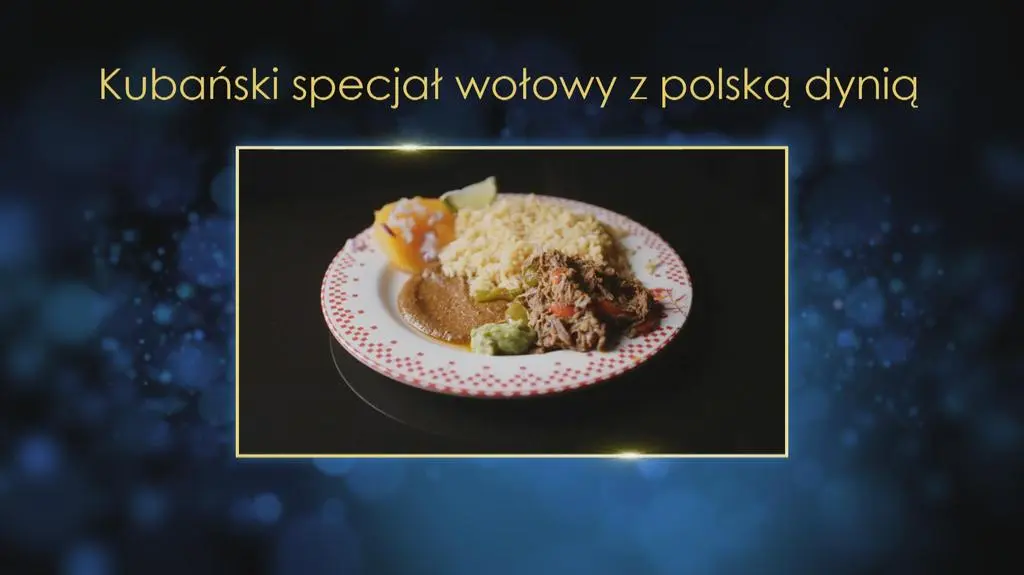 Ugotowani w parach: Kubański specjał wołowy z polską dynią, czyli szarpana wołowina z ryżem na musie z fasoli 