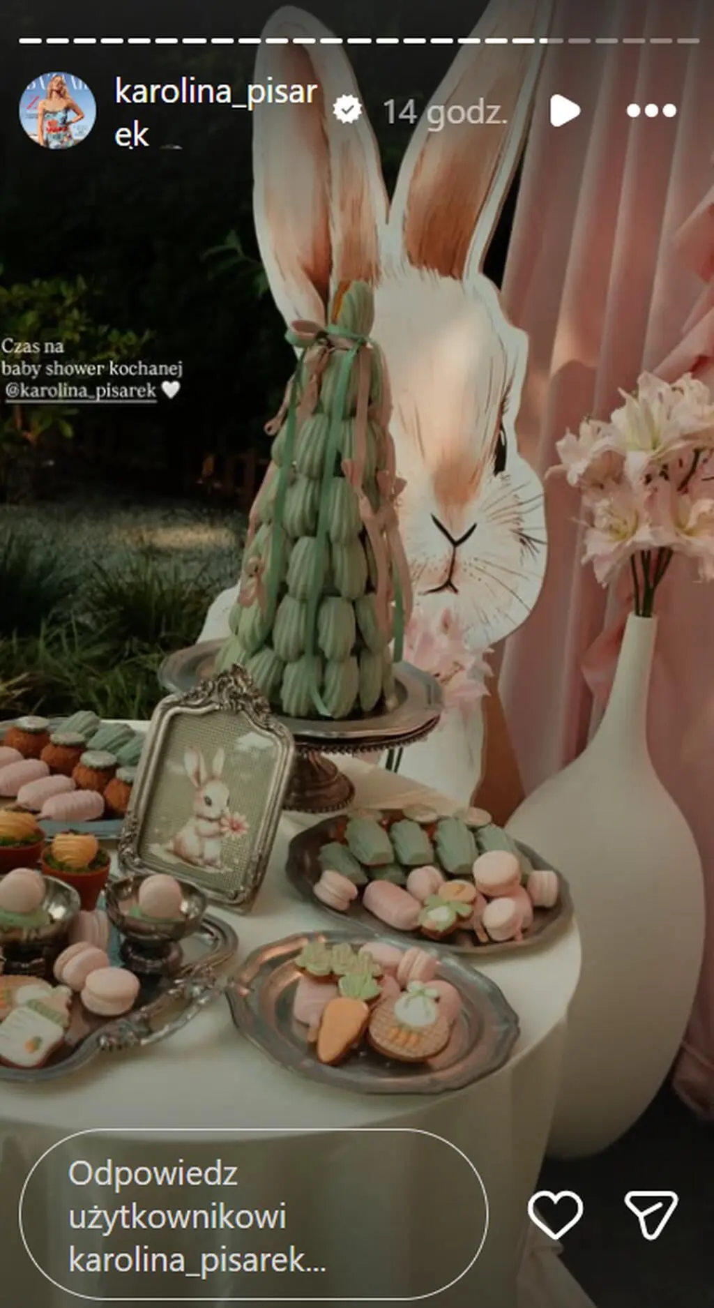 Baby shower Karoliny Pisarek-Salla