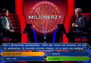 Remigiusz zaryzykował przy pytaniu za 125 tys. w "Milionerach". Było warto?