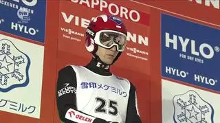 Drugi skok Kamila Stocha w konkursie PŚ w Sapporo