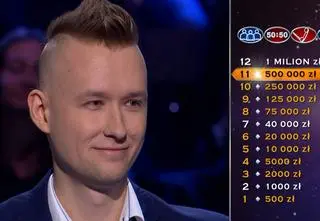 Przed Tomaszem Boruchem pytanie za milion złotych. Główna wygrana padnie drugi raz?