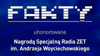 „Fakty” uhonorowane Nagrodą Specjalną Radia ZET imienia Andrzeja Woyciechowskiego