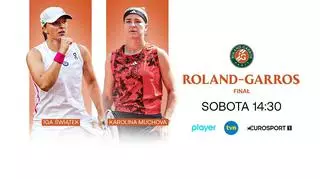 Finałowy mecz Igi Świątek w Roland-Garros w sobotę w TVN, Eurosporcie 1 i Playerze