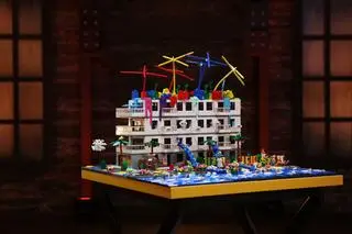 Lego Masters: odcinek 1, zadanie 1 - Ola i Szymon