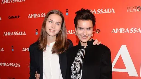 Danuta Stenka z córką Pauliną w 2013 roku