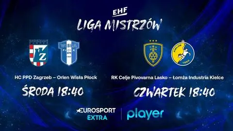 Cztery mecze 5. kolejki Ligi Mistrzów piłkarzy ręcznych w Eurosporcie 1