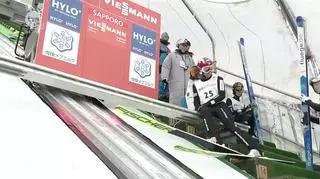 Kamil Stoch skoczył daleko w 1. serii konkursu w Sapporo