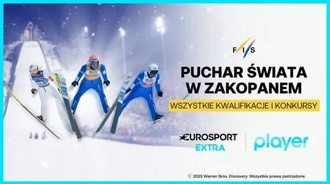 Puchar Świata w Zakopanem od piątku na żywo w Eurosporcie 1 i Playerze