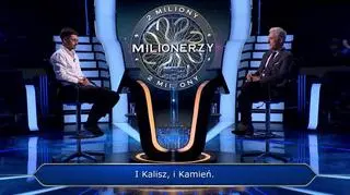 Milionerzy: I Kalisz, i Kamień. Czyli co?